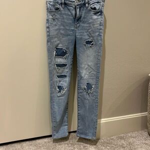 Skinny American eagle jeans size 0